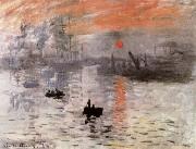 Claude Monet Impresstion Sunrise oil painting reproduction
